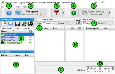 Quick Start Freefilesync