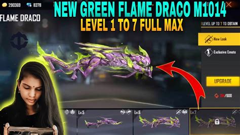 How To Level Up Green Flame Draco M1014 How To Max M1014 Renu