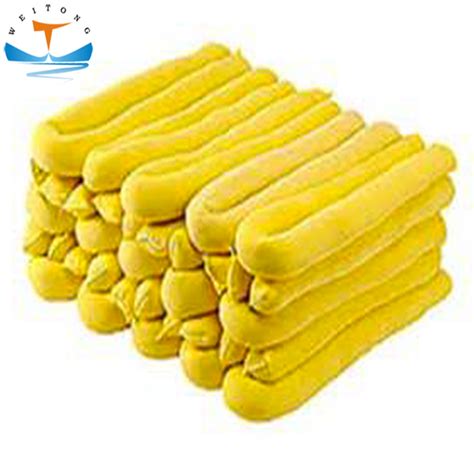 Marine Yellow Hazmat Universal Chemical Absorbent Sock Oil Sorbent