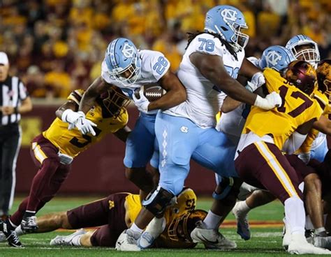 North Carolina UNC Tar Heels Football Minnesota Golden Gophers