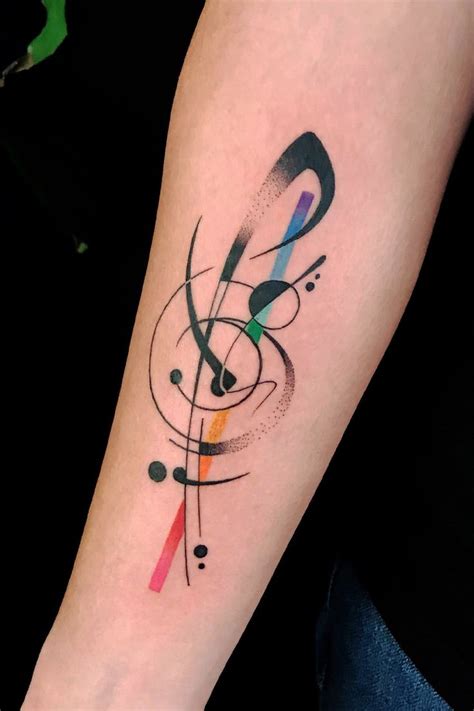 Abstract tattoo by Alper Firatli in 2024 | Music tattoo designs, Music ...