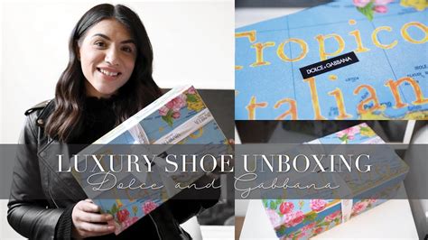 LUXURY SHOE UNBOXING DOLCE GABBANA TWICE BLESSED YouTube