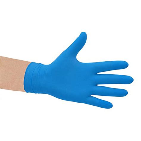 Pomona Vitrile Blue Polymer Blend Soft Touch Powder Free Gloves Medium