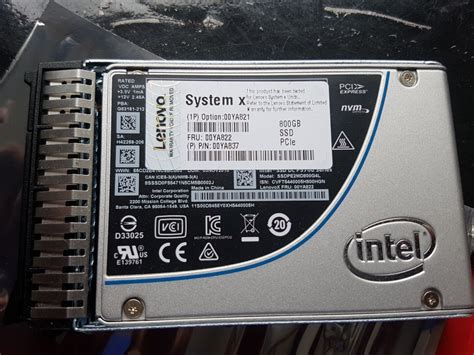 Intel Ssd Dc P Gb Pcie Ssdpe Md G L Ebay