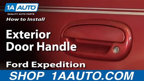 How To Replace Exterior Door Handle 97 03 Ford Expedition Youtube