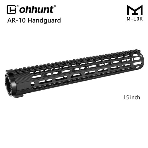 Ultra Light Ar10 308 M Lok Free Float Handguard 15 Inch Ohhunt