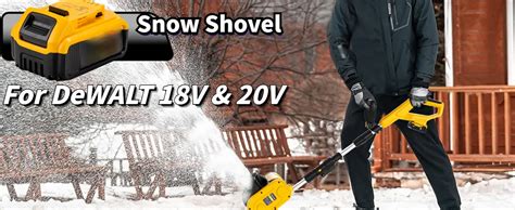 Rozlchar Cordless Snow Shovel For Dewalt 20v Battery