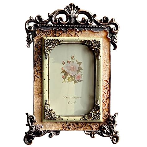 Tgarden European Retro 4x6 Picture Frame Wedding Retrato Vintage Free