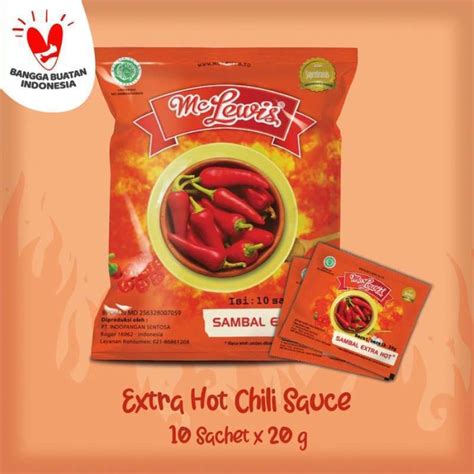 Jual Mc Lewis Sambal Extra Hot Sachet X Gr Di Seller Frozn Id Frozn Id Blibli