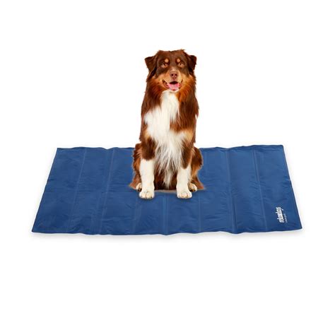 Relaxdays Matelas rafraîchissant chiens 90 x 68 cm tapis pour plus de