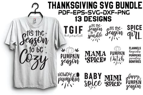 Thanksgiving SVG Bundle Graphic by creativekhadiza124 · Creative Fabrica