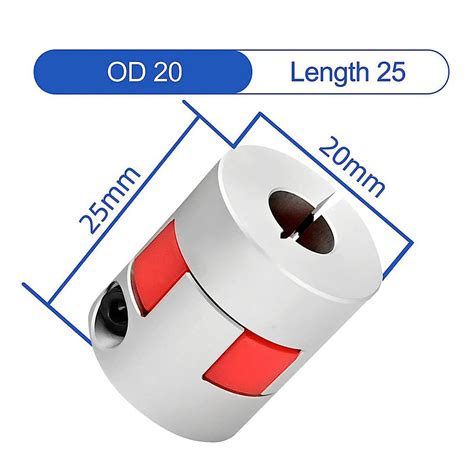 D20XL25 Flexible Shaft Coupling 5Mm To 8Mm For 3D Printer CNC Machine