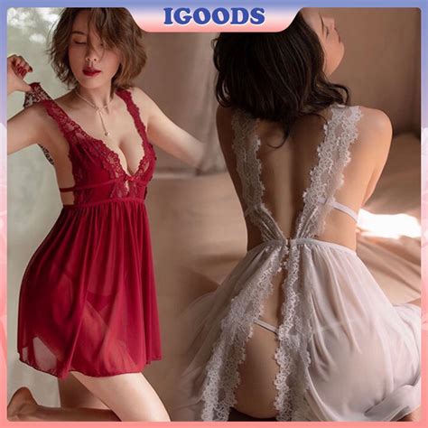 Jual Hollow Backless Sexy Baju Tidur Charm Translucent Hot Baju Tidur Sexy Dewasa Model Lingerie