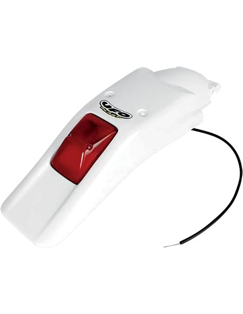 Garde boue arrière Enduro W Stop Taillight Honda Xr250 400R blanc