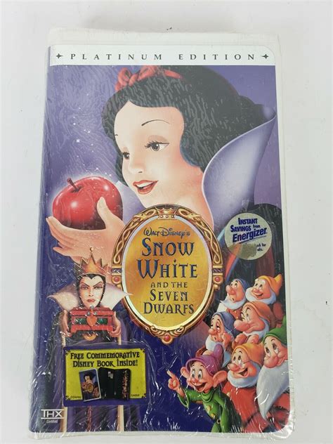 Snow White And The Seven Dwarves New Sealed Vhs Tape Clamshell Platinum