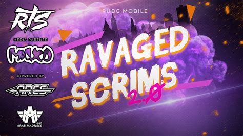 Pubg Mobile Live Ravaged Star Scrims Maxd Esports Youtube