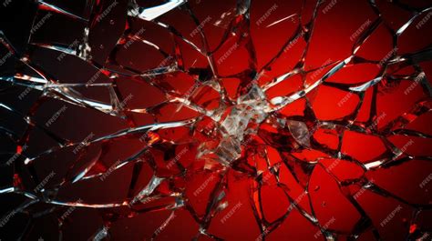 Premium Photo Broken Glass On Black Background Glass Fragments Shards Of Glass