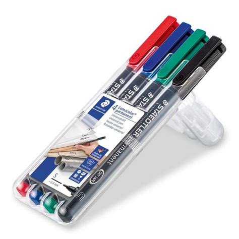 STAEDTLER Folienstift Lumocolor permanent 313 4 St Pck günstig