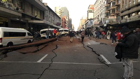 Breaking: Underground gas explosion in Johannesburg central