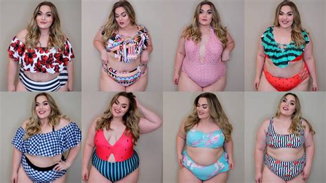 Huge Cheap Plus Size Bikini Haul Try On Rosegal July Youtube