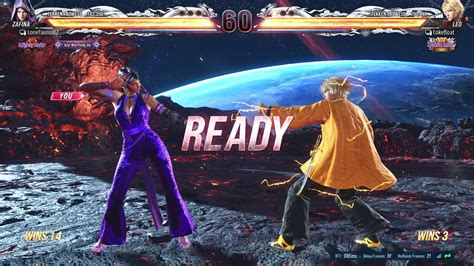 Tekken Quick Matches Zafina Vs Battle Ruler Leo Bryan Youtube