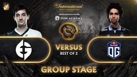 Eg Vs Og Game Bo The International Groupstage Youtube