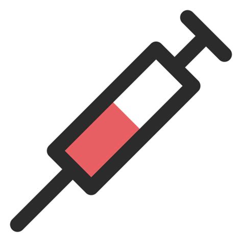 Syringe Colored Stroke Icon Transparent Png And Svg Vector File