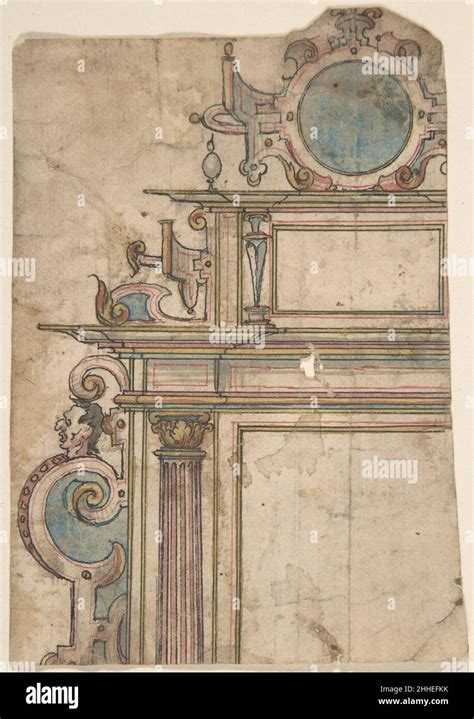 Fragment Of Architectural Frame Late 16th Century Anonymous