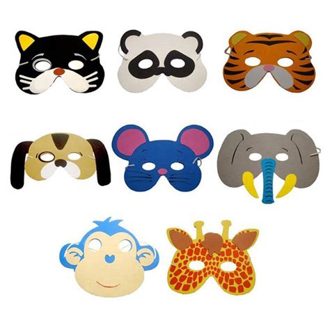 Buy 12pcs Eva Cute Children Animal Masks Kids Woodland Farm Dress Prop