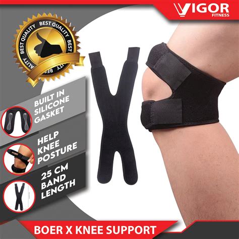 Vigor Fitness Boer Sports Knee Protect Kneepad Pcs Shopee Malaysia