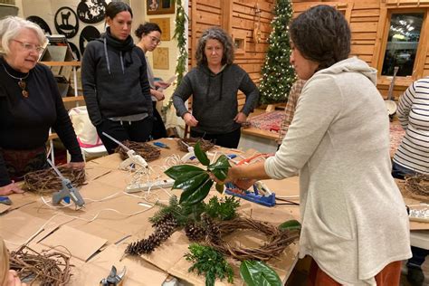 Visit Floyd Virginia Holiday Wreath Making Workshop