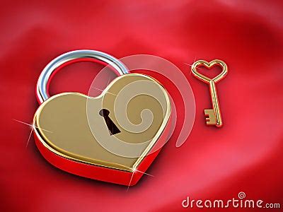 Heart Lock And Key Royalty Free Stock Photography - Image: 19090547