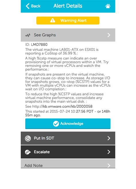 Viewing Alerts from a Mobile Device | LogicMonitor