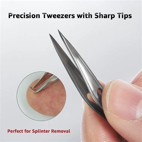 Durox Splinter Remover Tweezers - First Aid Tool for Splinter Removal ...