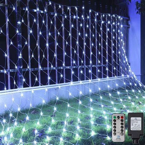 LED Net Lights 800LED Lights 20' x 10' - White