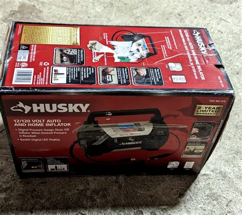 Husky 12120 Volt Auto And Home Digital Inflator 1002 882 919 Ebay