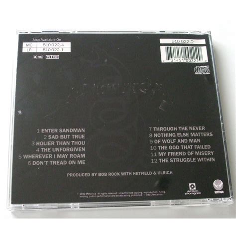 Black album by Metallica, CD with dom88 - Ref:116176108