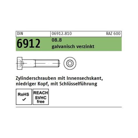 DIN 6912 Zylinderschraube Mit Innensechskant