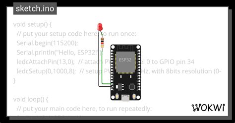 Esp Pwm Example Wokwi Esp Stm Arduino Simulator