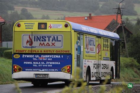 Zmiana trasy autobusów MZK z Żywca do Wieprza Beskidzka24 pl