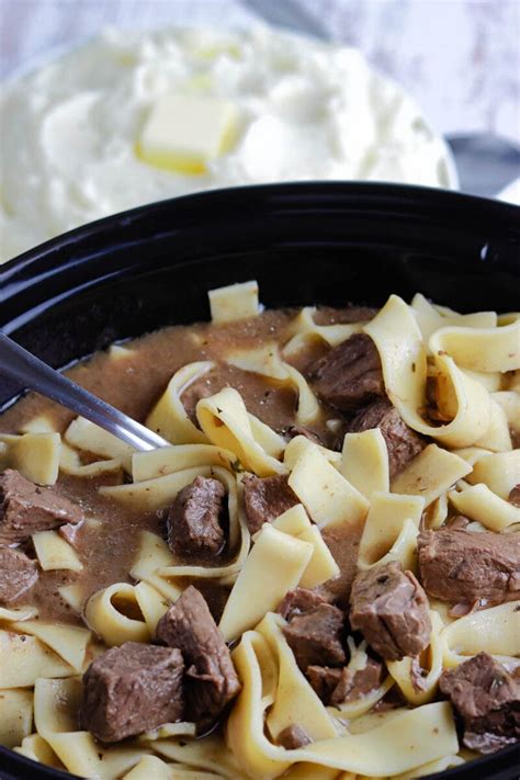 Crock Pot Beef And Noodles Upstate Ramblings