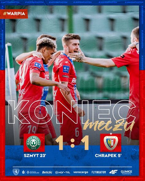 Piast Gliwice On Twitter Remis Piast Pobi Rekord Mecz W Bez Pora Ki