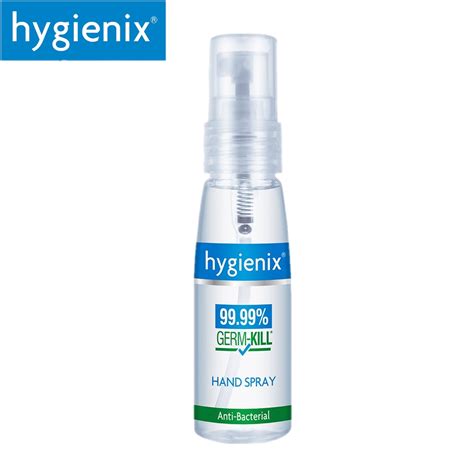 HYGIENIX Germ Kill 99 99 Anti Bacterial Solution Hand Spray Alcohol