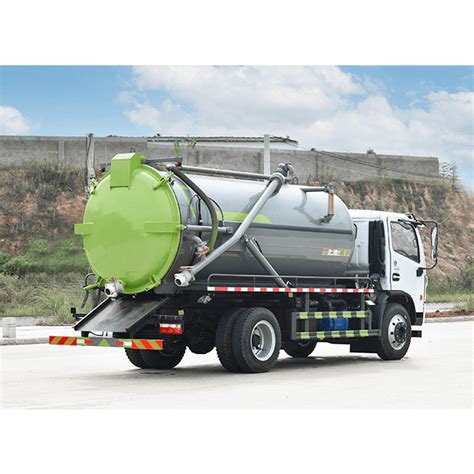 Dongfeng 3000 Liters Vacuum Sewer Cleaning Sewerage Tank Septic Sewage