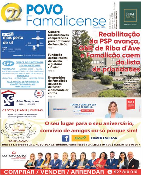 O Povo Famalicense Jornal Gratuito Noticias Agrupamento De