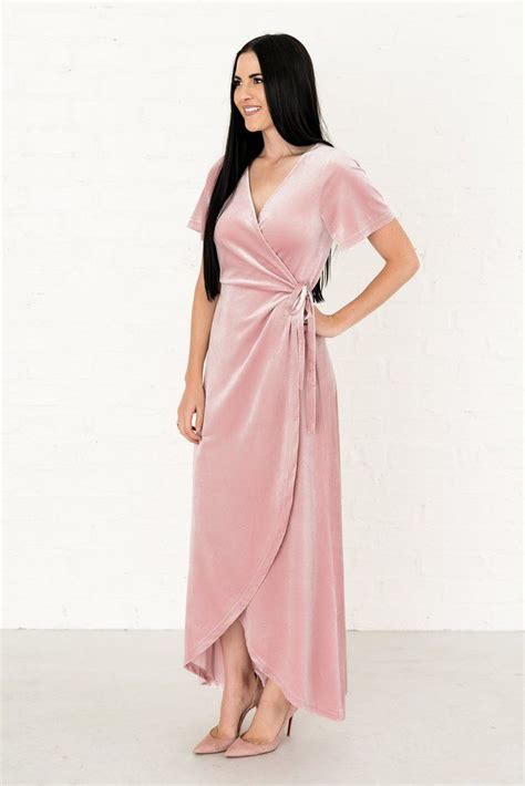 Parfait Velvet Wrap Dress Velvet Wrap Dress Dresses Wrap Dress