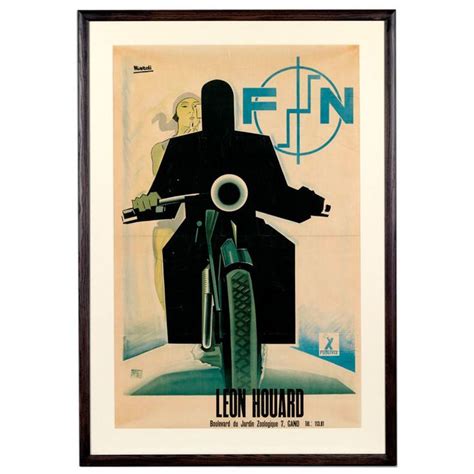 Original Fn Motorcycles Poster By Marcello Nizzoli Stdibs