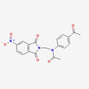 N 4 Acetylphenyl N 5 Nitro 1 3 Dioxo 1 3 Dihydro 2H Isoindol 2 Yl