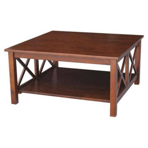 International Concepts Ot581 70sc Hampton Square Coffee Table Espresso