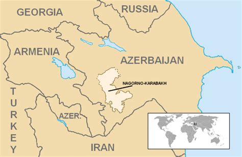 Nagorno Karabakh War Map